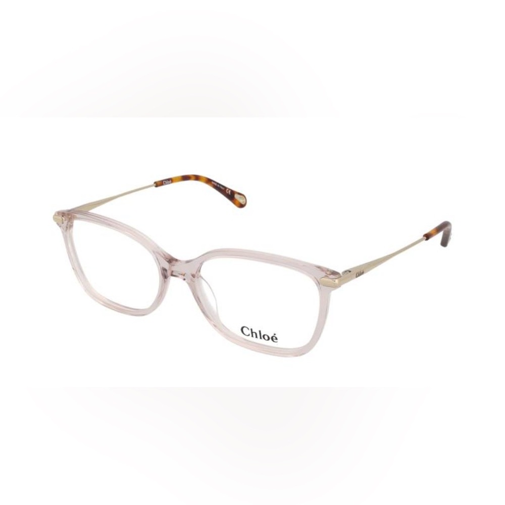 Chloe CH0059O Pink Crystal Eyeglasses
